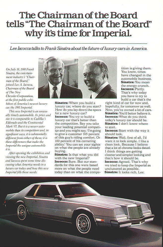 1981 Chrysler Auto Advertising